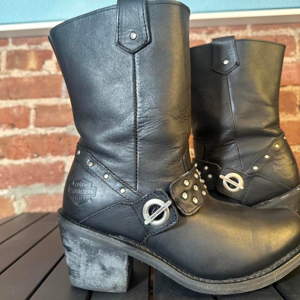 Harley Davidson Macie Harness Boot, Women's 8